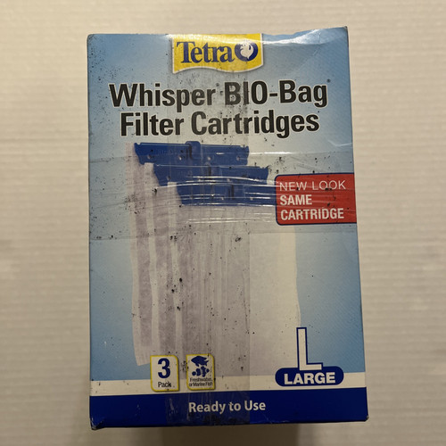 Tetra Filter Whisper Bio-Bag Large Filter Cartridges - 3 Count (Pack of 2) NIB - Picture 1 of 6