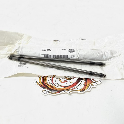 NOS Genuine Harley Twin Cam 10.536" QTY 2 Exhaust Push Rods 17922-99