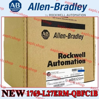 1769-L27ERM-QBFC1B New in Box  AB CompactLogix 1MB DI/O AI/O Controller US Stock
