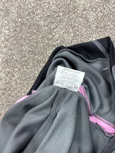 Polaris Cycling Jersey Womens L Grey Reflective Air Base Bike Zip Shirt Pockets - Picture 7 of 9