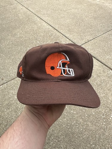 Vintage Cleveland Browns American Needle Snapback Mütze Kappe Blockhead Spellout