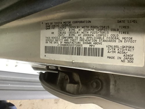 Engine ECM Electronic Control Module Right Hand Dash Fits 02 4 RUNNER 341538 - Picture 7 of 8