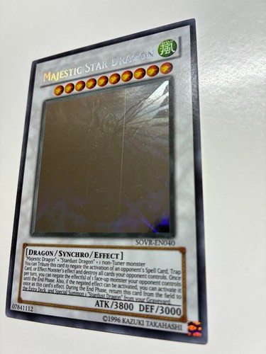 USA Seller Yugioh Majestic Star Dragon SOVR-EN040 Ghost Rare VLP/NM - Picture 3 of 7
