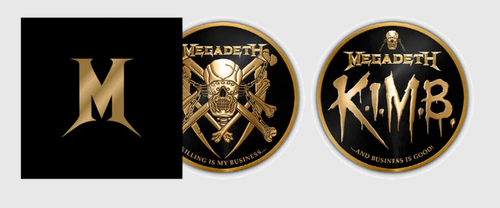 Megadeth Killing Is My Business 40th Anniversary GOLD VINYL Boxset x/350 SIGNED - Foto 6 di 10