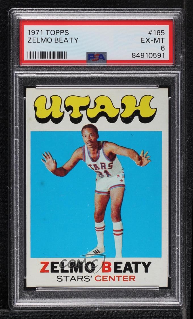 1971-72 Topps Zelmo Beaty #165 PSA 6 HOF fh9