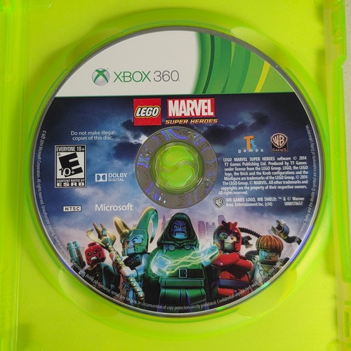 LEGO Marvel Super Heroes Microsoft Xbox 360, 2013 Complete In Box CIB W/ Manual - Picture 6 of 6