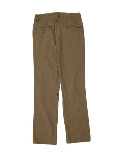 Pantalón chino recto VOLCOM para mujer W27 L27 algodón caqui HW04 - Imagen 2 de 3