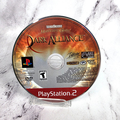 Baldur's Gate: Dark Alliance (PlayStation 2, 2005) Tested Disc Only Black Label