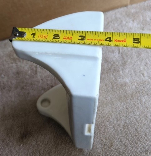 Antique White Porcelain Toilet Paper Holder Stae-Fast 1920s Willette Corp - Picture 10 of 12