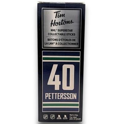 2019 2021 TIM HORTONS ELIAS PETTERSSON #40 NHL MINI STICK LOCKER SEALED CANUCKS