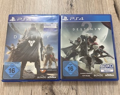 Destiny & Destiny 2 (Sony PlayStation 4, 2014) PS4 - SET - sehr guter Zustand -