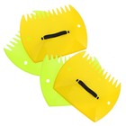 2 Pairs Rasenrechen Laubbesen Kunststoff - Laubrechen Gartenrake Blattrake