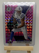 2020 Mosaic Michael Pittman Jr. RC Prizm Camo Pink Rookie #214 Colts