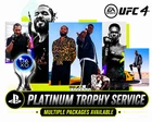 UFC 4 Platinum Trophy Service | Platinum / Online Trophies / 100% PS4 PS5