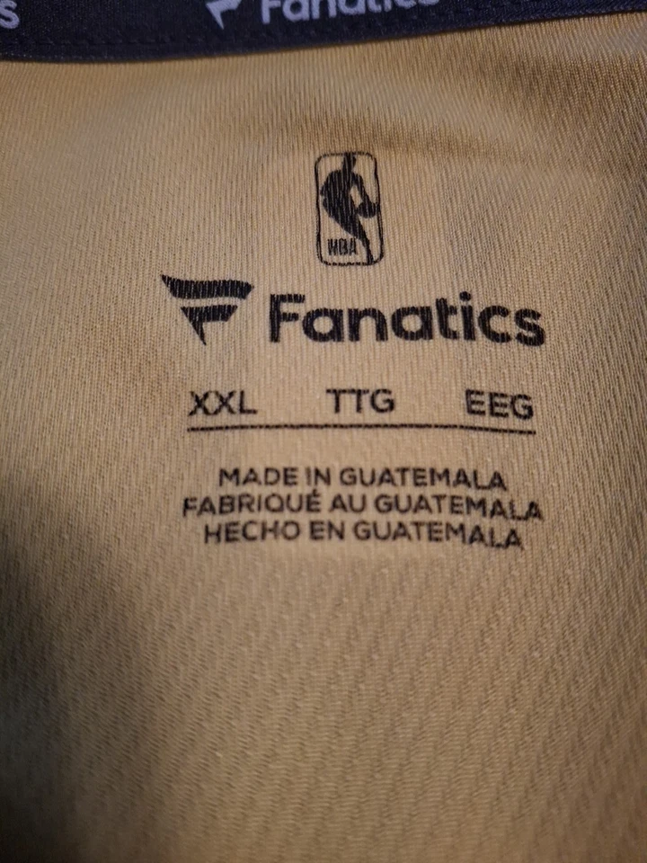 Camiseta deportiva de jugador réplica Fanatics NBA para hombre Luka Dončić LA Lakers talla 2XL - dorada nueva con etiquetas Foto 4 de 4