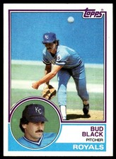 1983 Topps #238 Bud Black Kansas City Royals RC Baseball