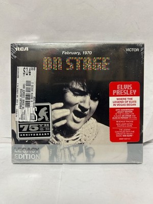 On Stage - Elvis Presley CD 2010 Legacy Edition SEALED 88696 63213 2