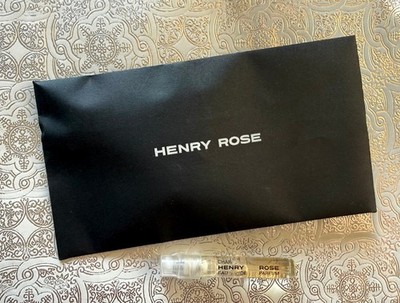 HENRY ROSE CHAR EDP SPRAY SAMPLE 1.5 ML/0.05 FL.OZ. NEW & FRESH IN ENVELOPE