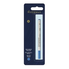 Waterman Blue Rollerball Pen Ink Cartridge Refill Made In France Gift Boxed