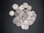 ROOSEVELT DIME 90% SILVER 10 CENT LOT  52 COINS, $5.20  FACE VALUE