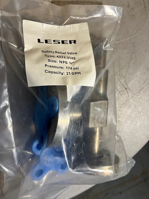 #ad Leser Pressure Safety Relief Valve Size NPS 3 4quot; Type 4374.3142 NEW $345.00