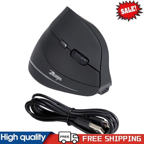 Vertical Mouse Tri-Mode Bluetooth-Compatible +2.4GHz+Wired Rechargeable 4800 DPI