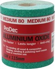 ProDec 10m Roll 80 Grit Medium Grade Green Aluminium Oxide Abrasive Sanding