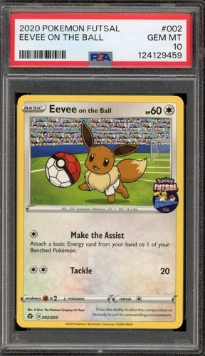 Pokemon Eevee On the Ball Futsal #002 PSA 10 Gem Mint