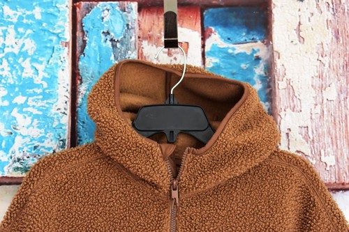 Sudadera Para Mujer Antigua Azul Marino Sherpa Cuarto Cremallera Sudadera con Capucha PEQUEÑA Chocolate Pot - Imagen 4 de 11