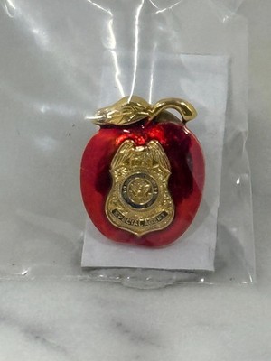 Rare Vintage US Customs Treasury Special Agent Lapel Pin Big Apple New York