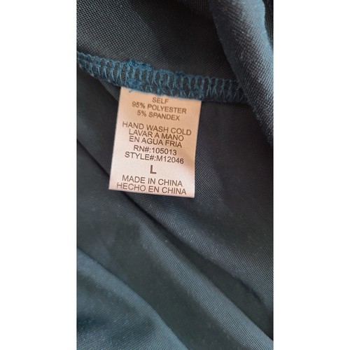 Blusa túnica asimétrica bordada de terciopelo Andree Unit para mujer talla L boho festiva - Imagen 9 de 13