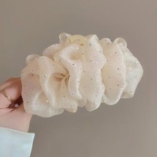 Cloud Bubble Hair Clip with Big Bow Star Pattern for Fashion Hair Styling