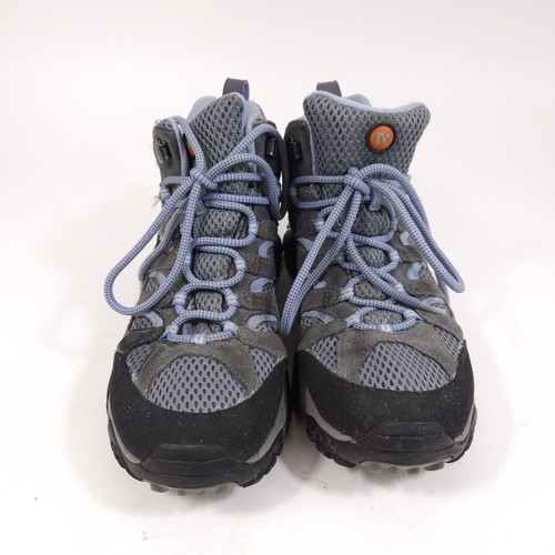 Merrell Moab Mid Damengröße 10 wasserdichte Wanderschuhe periwinkle grey Vibram - Bild 5 von 11