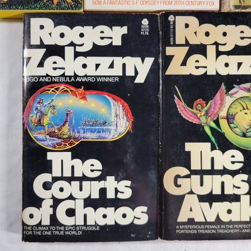 Roger Zelazny Paperback Book Lot 7 Vintage Sci-Fi Books Blood Of Amber USED - Picture 5 of 24