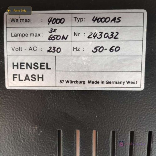 HENSEL FLASH 400AS FOTOTEKNSET SPARE & REPAIR - Picture 8 of 9