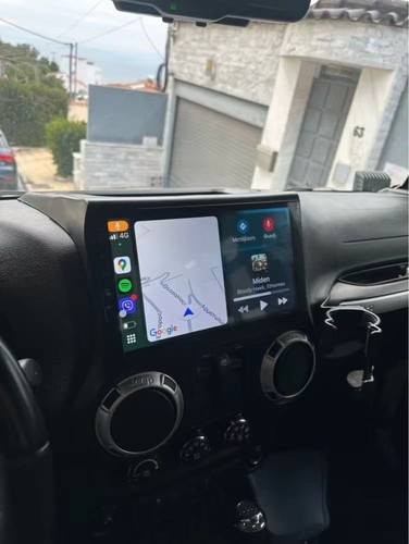 Navigatore Jeep Wrangler Jk3 Rubicon Android 15 Wi-Fi CarPlay QLED RDS DSP GPS - Foto 4 di 5