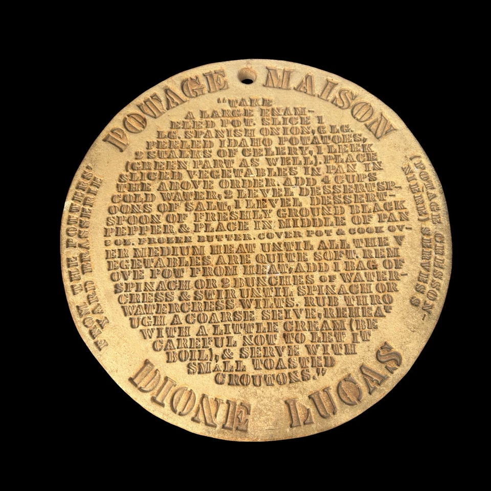 Receta de colección Bennington Pottery Dione Lucas Potage Maison 15 Foto 3 de 4