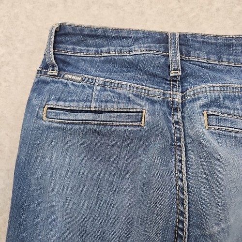 Cinch Jeans Lynden Damen Größe 26 Medium Wash Rinse Slim Boot Mid Rise Wide Leg - Bild 6 von 12