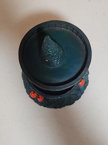 Hawthorne Village Nightmare Before Christmas HEXENHAUS Schwarzlicht COA selten - Bild 5 von 12