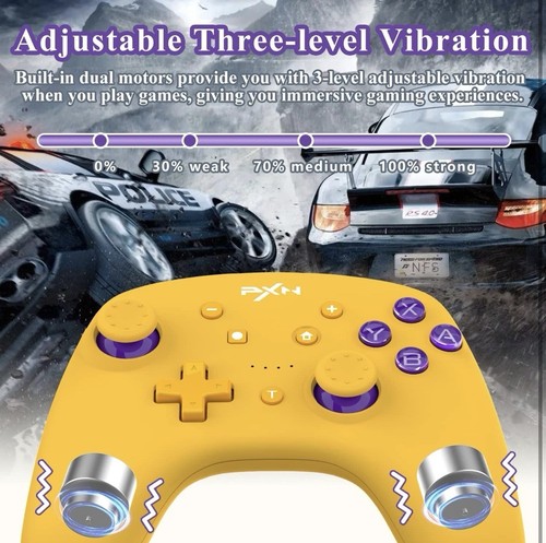 PXN 9607X And P50 Nintendo Switch Pro Controller *LOT OF 5* - Afbeelding 3 van 11