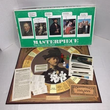 Masterpiece The Art Auction Board Game 1976 Parker Brothers No. 4 Missing 1 Card