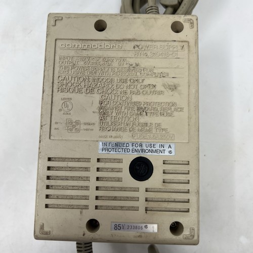 Commodore Model 310416-01 Power Supply Untested As Is - Picture 3 of 6