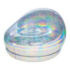 The Big One Holographic Inflatable Chair With Glittery Iridescent Design