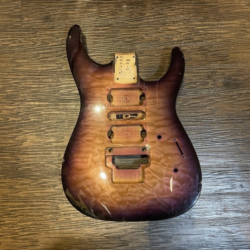 Cuerpo de guitarra eléctrica Grover Jackson estilo Stratocaster pieza de repuesto usado - Imagen 3 de 7
