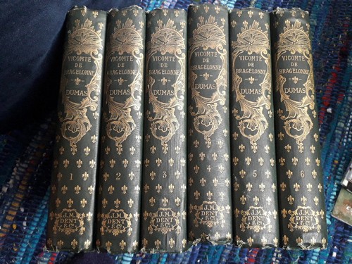 Vicomte de Bragelonne von Alexandre Dumas. Komplett 6 Bände. Hardcover .1893