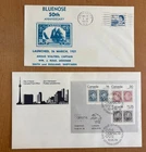Canada TWO First Day Covers Blue Nose 50th Anniversary 1971 & CAPEX 1978 SS
