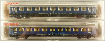 Fleischmann 8110 Spur N Db 2 Wagen 1.Kl Avümz 111 61 80 19-70 008-6 blau neu