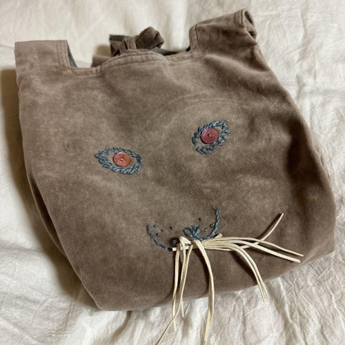 Mina Perhonen Rabbit Bag Small Gray Suede, Light Use, Rare Collectible - Picture 2 of 6