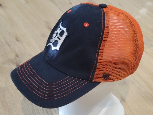 Detroit Tigers Baseball ‘47 Brand Trucker Hat Cap One Size - Picture 2 of 7