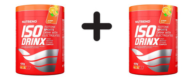 2 x Nutrend IsoDrinx, Orange - 420g (23,69 EUR/kg)